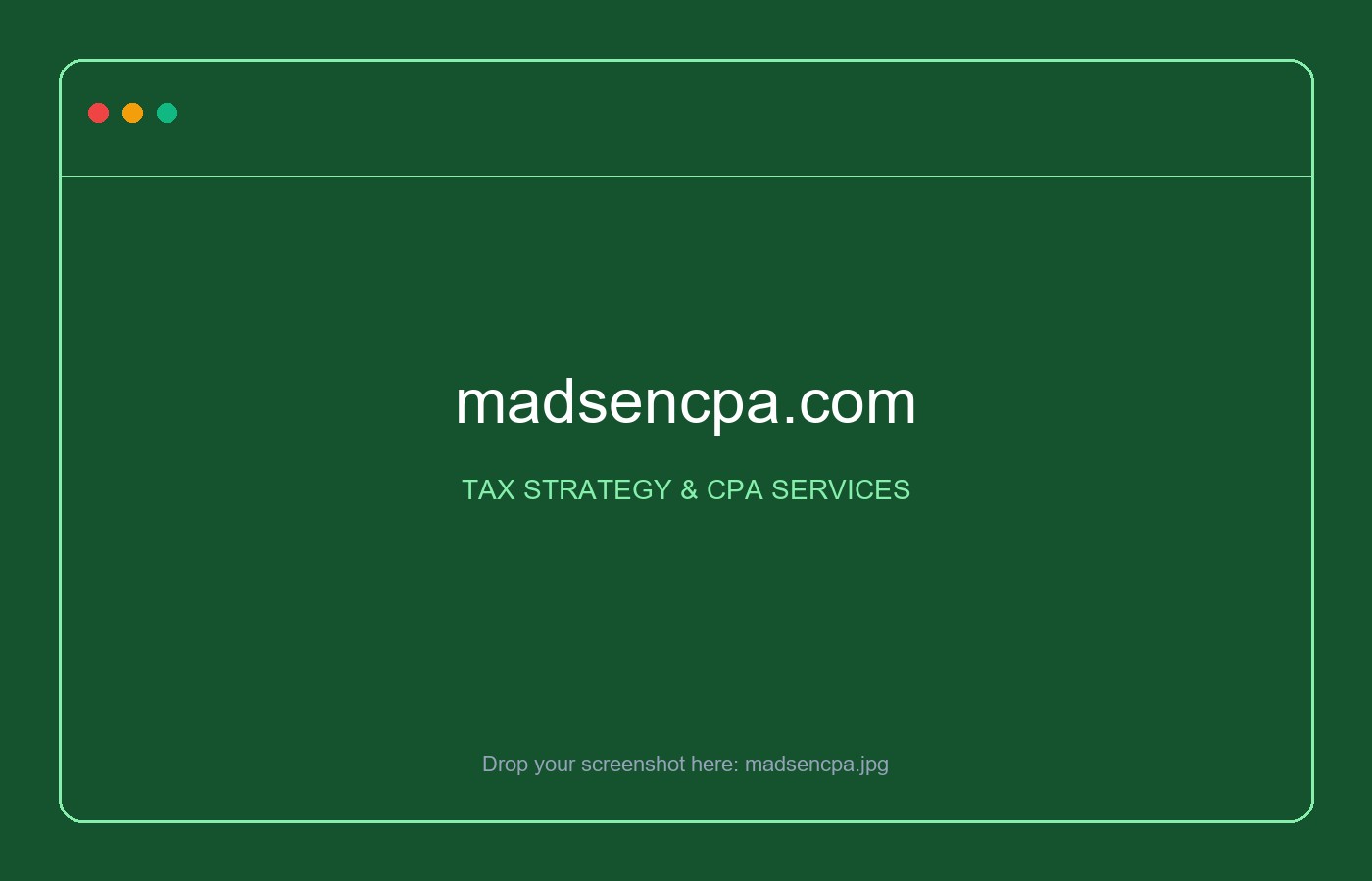 madsencpa.com – TAX STRATEGY & CPA SERVICES