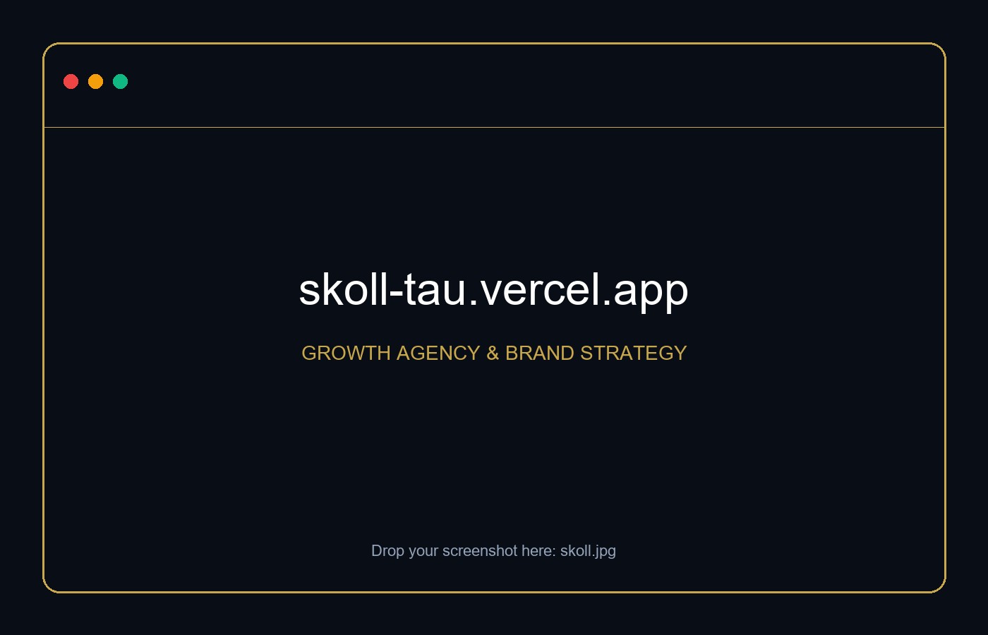 skoll-tau.vercel.app – GROWTH AGENCY & BRAND STRATEGY